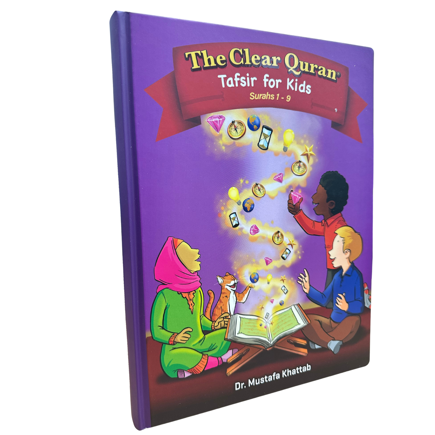 The Clear Quran Tafsir for Kids ( Surahs 1-9 ) with Arabic Text Hardcover